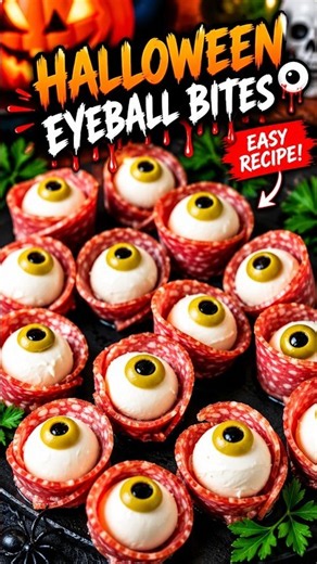 I Made the CREEPIEST Halloween Eyeball Bites 👁️😱