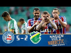 Melhores Momentos - Bahia 5x2 Altos - Copa do Nordeste 20/03/2018