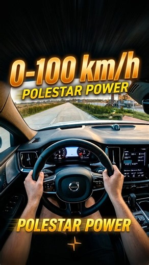 VOLVO S60 POLESTAR ENGINEERED POV ⚡ 0-100 KM/H #shorts