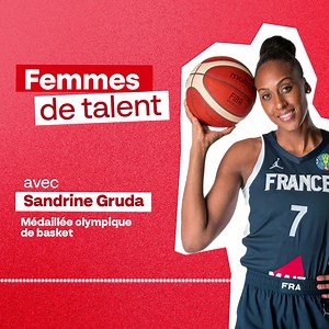 15K views · 178 reactions | La double médaillée olympique et meilleure marqueuse de l’équipe de France de basket, Sandrine Gruda, se dévoile au micro de Marina Lorenzo dans ce nouvel épisode de Femmes de talent. Vous y découvrirez une femme de défis, de détails et d’amour, comme elle aime à se définir. Podcast énergisant, à écouter sans modération. #FemmesdeTalent #Podcast | Caisse d'Epargne | Facebook