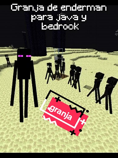 granja de enderman #minecraft #granja_minecraft