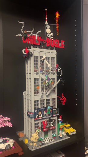dream lego set done🥹 #lego #fyp #spiderman #marvel #viral lego spiderman daily bugle build peter parker 76178