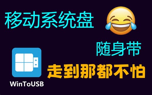 Win11|Win10|Win7移动系统盘制作方法，让系统盘随身携带，方便无处不在，WinToUSB工具使用教程