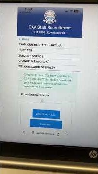 DAV CBT EXAM 2026 RESULT OUT