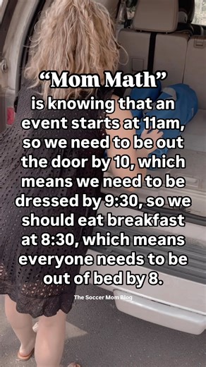 1.1M views · 36K reactions | Shout out to all the moms doing backwards math every day 藍 | The Soccer Mom Blog - Positive Inspiration for Moms | Facebook