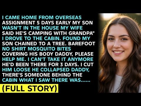 I CAME HOME FROM OVERSEAS ASSIGNMENT 5 DAYS EARLY MY SON WASN'T IN THE HOUSE MY WIFE SAID HE'S CAMP