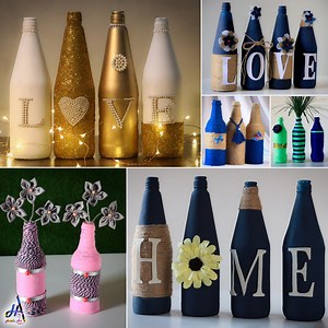 274K views · 5.9K reactions | Best Out Of Waste Craft Ideas | DIY Home Decor Ideas | Bottle Craft Ideas | Decorated Wine Bottle https://www.youtube.com/channel/UC-R7CSps_FulZ14qBwCCVkA | Hetal's Art - Creation | Facebook