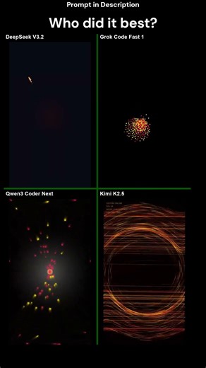 Budget Models Boid Algorithm Deepseek vs Grok Code Fast 1 vs Qwen Coder Next vs Kimi 2.5