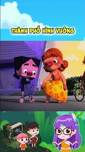 Người phụ nữ tốt bụng biến thành phố hình vuông trờ thành hình tròn #shorts #trending