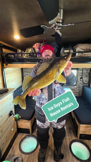 Ice Fishing Adventure with Ice Guys Fish House Rentals