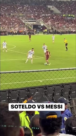 Soteldo vs Messi Skills Battle: Argentina vs Venezuela Football Match