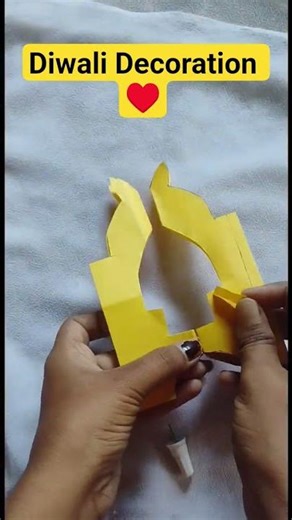 Diy Diwali Decoration♥️ #shorts#viral#decor#trending#diwali#kandil#shortsviral#viralshorts#bb#craft