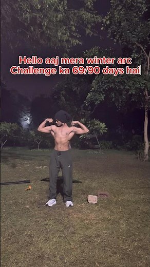 Winter arc challenge 69/90 days❤️‍🔥💪🏻#90days #trending #shorts #miniblog #challenge #workout