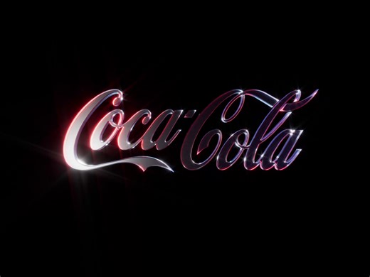 3d coca cola logo animation