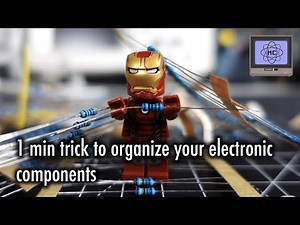 How to easily organize your electronic components