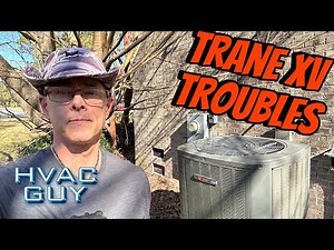 Resolving Multiple Problems With 9 Year Old Trane Inverter System! #hvacguy #hvaclife #tranexv