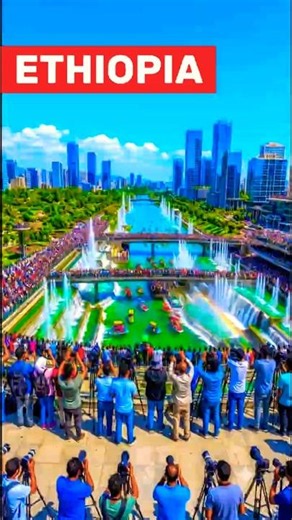 😲 You Won't Believe This Crowd! Addis Ababa Ethiopia Kebena Dam#addisababa #ethiopia #travelethiopia