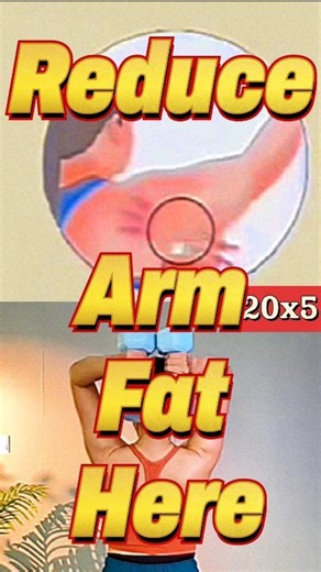 Targeted exercise to reduce arm fat and tone the upper arm muscles. #armfat #upperarm #toning #fatloss #fitnessshorts #workout | FitNexus Lab
