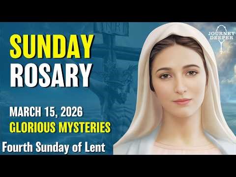 Sunday Rosary 🖤 Glorious Mysteries of the Rosary 🖤 March 15, 2026 VIRTUAL ROSARY