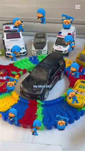 Pokoyo dance with cars🚙 #automobile #car #pokoyo #hotwheels #1million #pocoyo