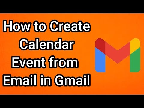 How to Create Calendar Event from Email in Gmail