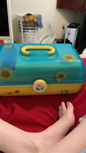 Mines cute 🤷🏻‍♀️#caboodle #makeup #sunflowers #cute #eyeslipsface # | Makeup