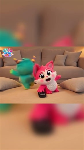 The Remote Is Controlling Us?! 📺😱#boboandbeba #fyp #shorts #shortvideo #trending #viral