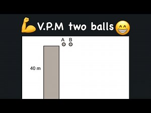 Grade 12 vertical projectile of Motion | Two Balls Question