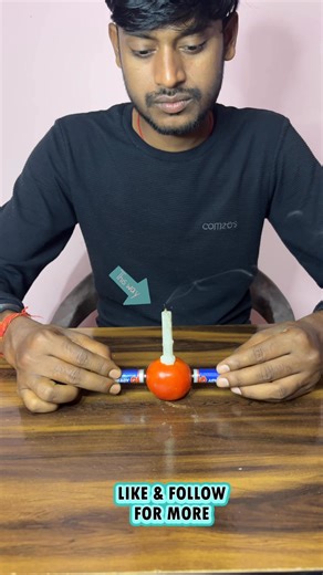 Battery candle experiment #science #physics #fblifestyle #experiment #explore | Jitendra Magic
