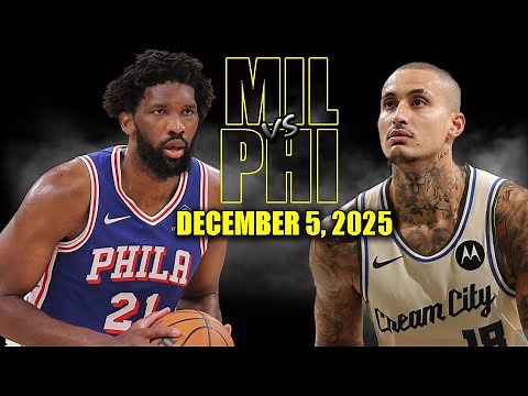 Milwaukee Bucks vs Philadelphia 76ers Full Game Highlights – December 5, 2025 | NBA Season