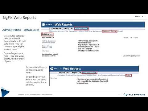 BigFix Foundation Series - Web Reports Basics