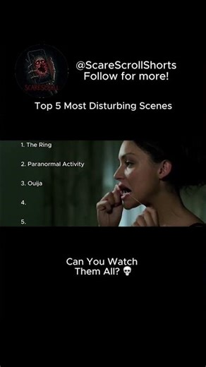 Top 5 Most DISTURBING Horror Scenes Ever 💀