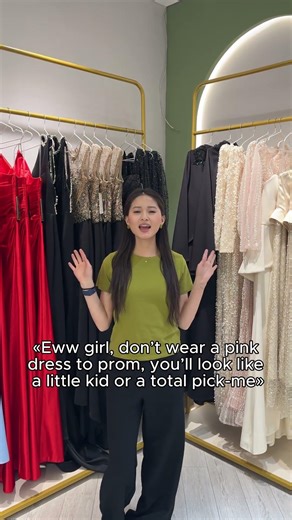 Pink prom dress – flop or slay? 🤔