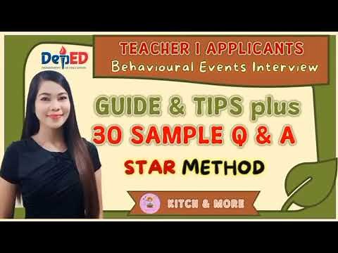 STAR Method | BEHAVIORAL EVENTS INTERVIEW (BEI) GUIDE, TIPS & SAMPLE Q & A