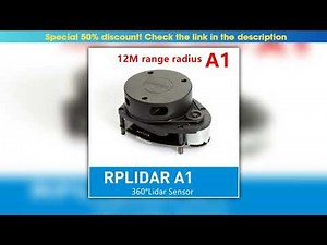 Slamtec RPLIDAR A1 2D 360 degree 12 meters scanning radius lidar sensor A1M8 scanner for robot