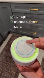 Lightup Smart Musical Night Light Sound Machine - 30 Relaxing Audio Options, 7 LED Colors Baby Night Light - Nature, Baby Melodies & White Noise Sound Machine w/Timer, Rechargeable & Portable