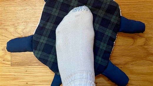 Make a Floor Turtle Mop Out of Scrap Fabric