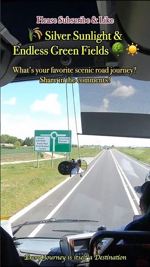 🚍 Serene Bus Ride from Ely to Norwich | Silver Sunlight & Endless Green Fields 🌳 #bustravel #uk