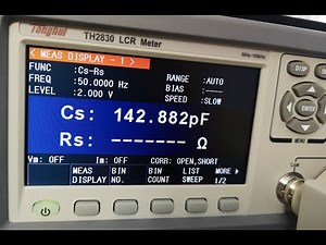 Tonghui TH2830 LCR meter serial port rs-232 FREE SOFTWARE