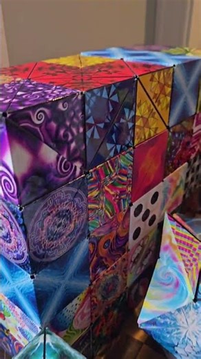 description for Shashibo Cubes: 🧩✨ Transform, flip, and create with Shashibo—the magnetic puzzle