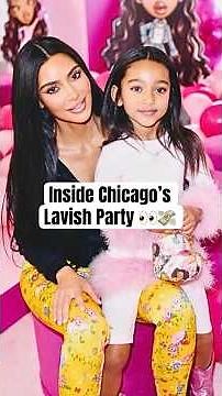 Inside Chicago’s Lavish Party #shorts #kimkardashian #chicagowest