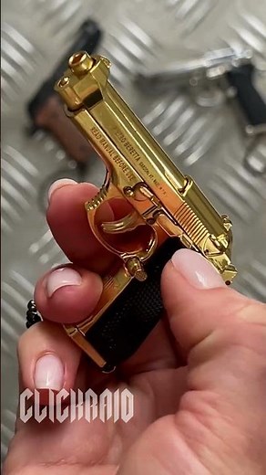 Beretta Detachable Keychain - Golden Edition 7 #miniature #diy #toys #csgo #military #shorts