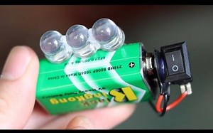 【油管搬运】9V电池魔改的3个小玩意儿