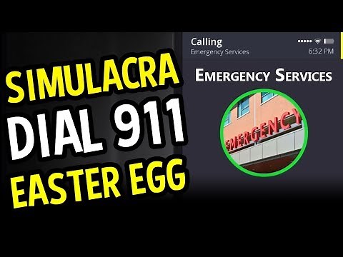 SIMULACRA Easter Egg (Horror) - Dial 911 Easter Egg - (Simulacra Gameplay)