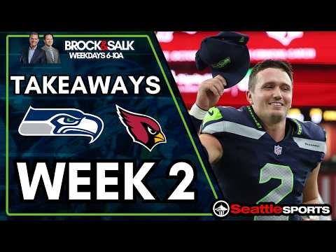 #Seahawks over Cardinals 31-7 - Brock & Salk Takeaways | Seattle Sports