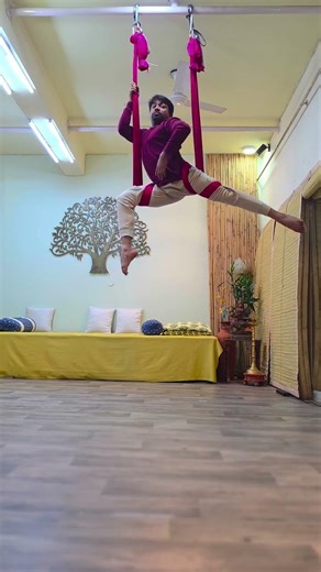 Aerial Yoga Pose Tutorial | Master this beautiful Aerial Yoga pose