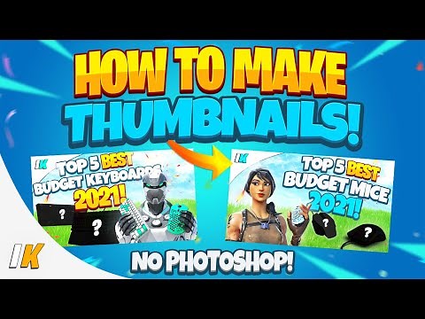 How To Make A FREE Fortnite Thumbnail On Pixlr! (Tutorial + Free GFX Pack)
