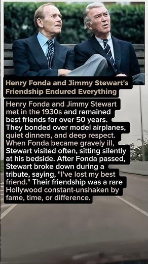 Henry Fonda and Jimmy Stewart's Friendship Endured Everything. Western Firecreek. #shorts #hollywood
