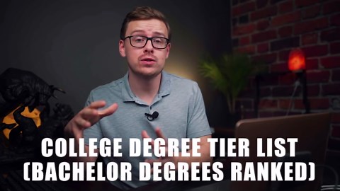 College degree tier list (bachelor degrees ranked)