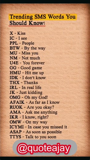 Text Like a Pro! 😎 #TrendingSlang